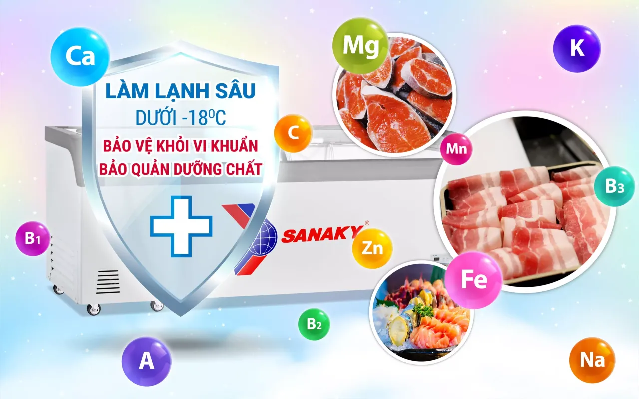 Tủ Đông Sanaky VH-1008KA 750 lít - bapize.baby - bapize