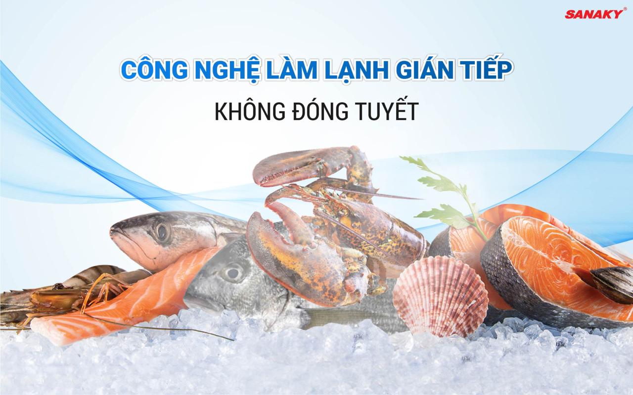 Tủ Đông Đứng Sanaky VH-768K 590 lít - bapize.baby - bapize