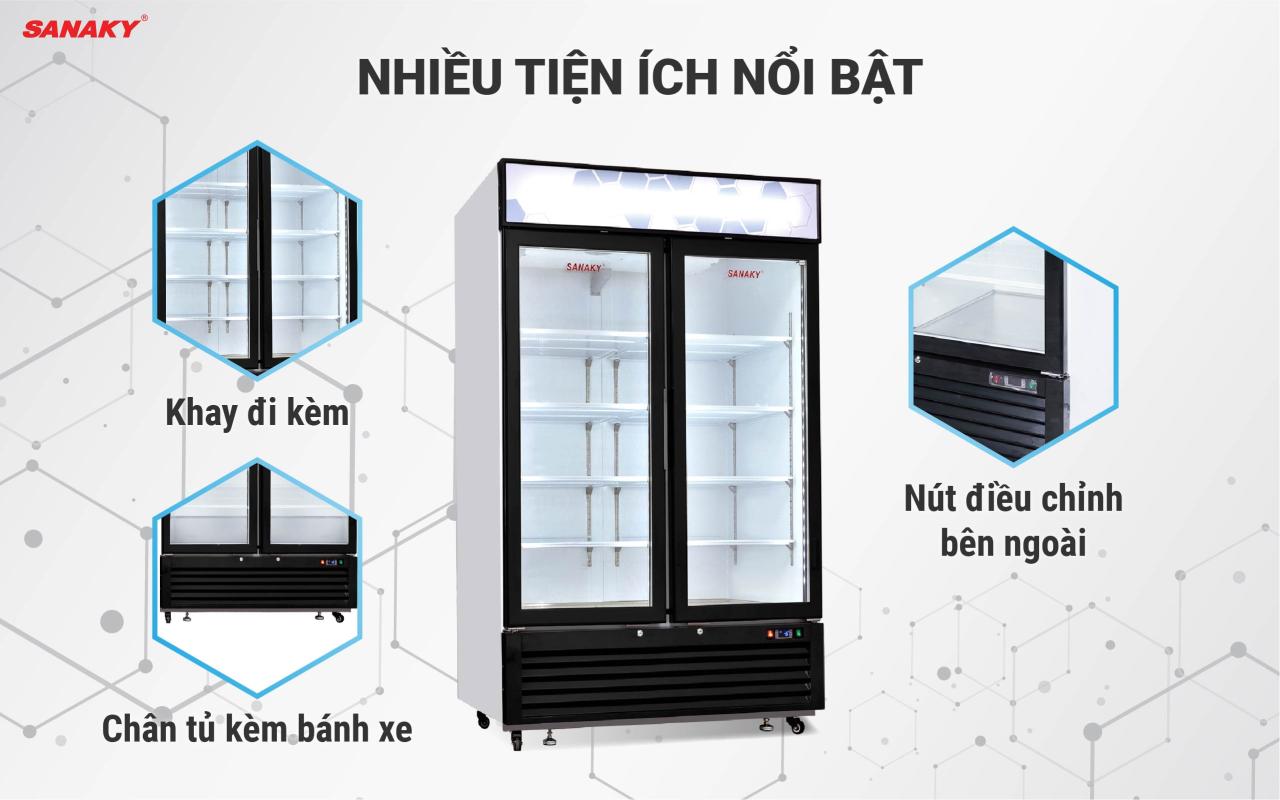 Tủ Đông Đứng Sanaky VH-1368K 1320 lít - bapize.baby - bapize