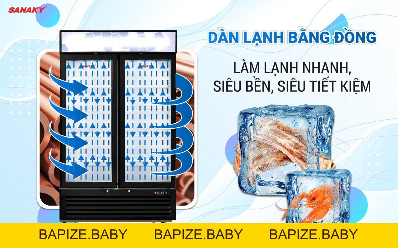 Tủ Đông Đứng Sanaky VH-1368K 1320 lít - bapize.baby - bapize
