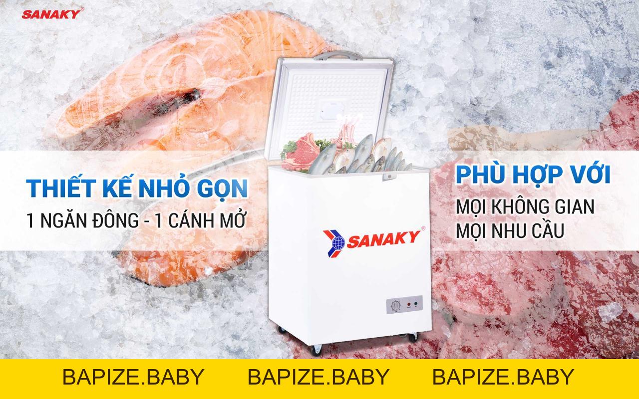 Tủ Đông Sanaky VH-150HY2 100 lít - bapize.baby - bapize