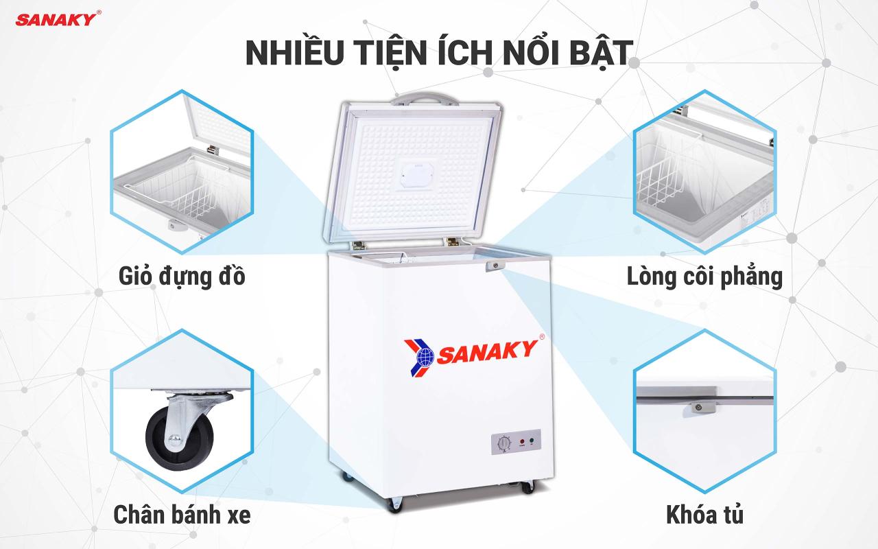 Tủ Đông Sanaky VH-150HY2 100 lít - bapize.baby - bapize