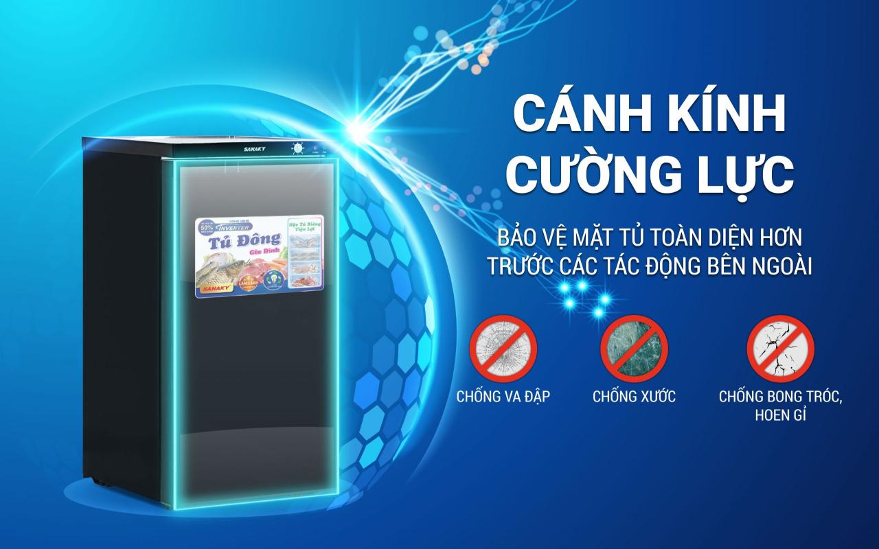 Tủ Đông Đứng Sanaky VH-160K3 118 lít - bapize.baby - bapize