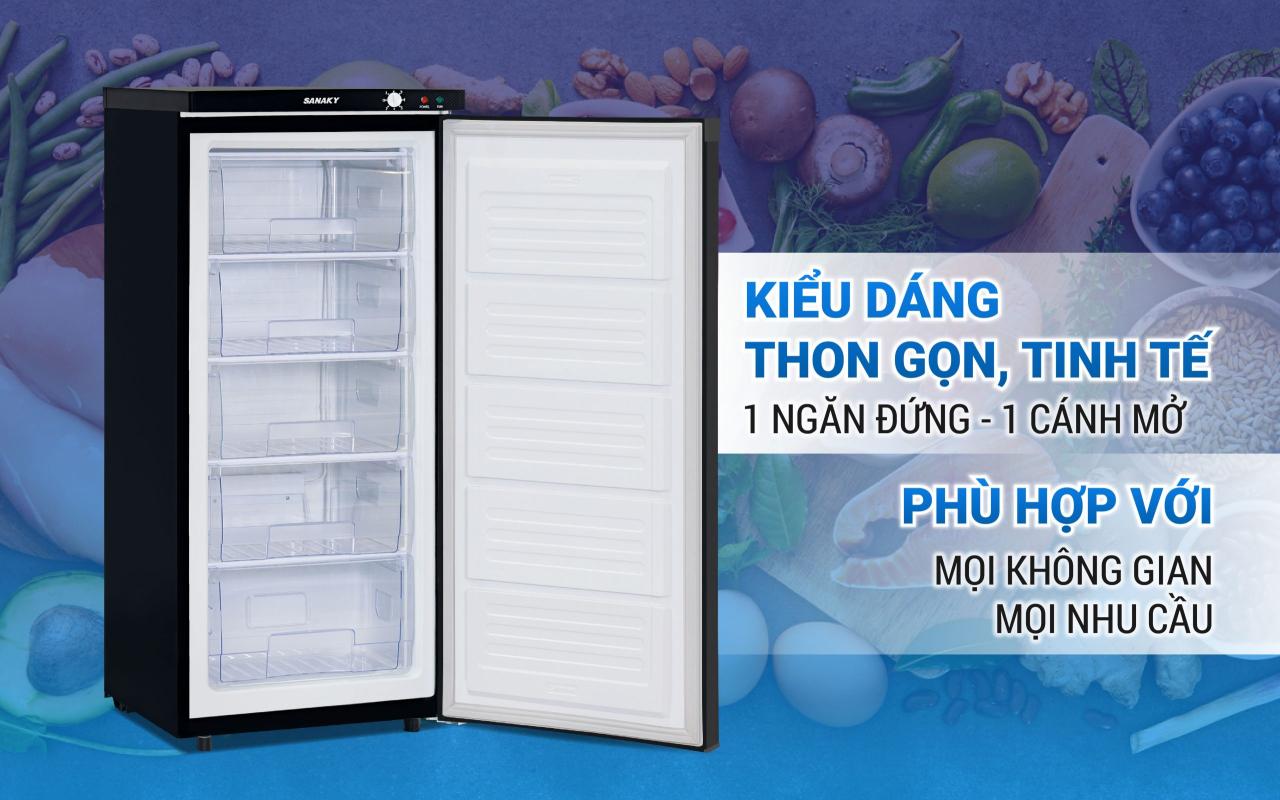 Tủ Đông Đứng Sanaky VH-180K 150 lít - bapize.baby - bapize