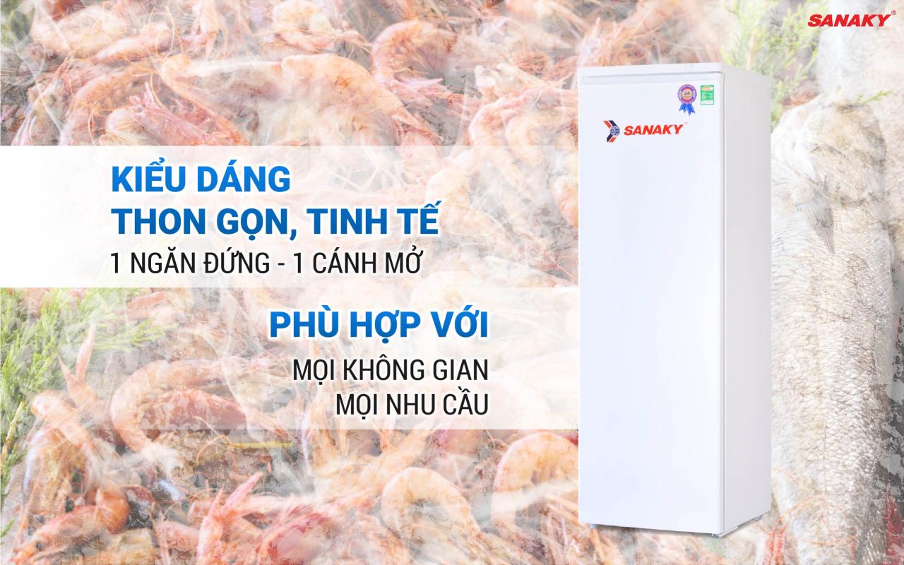 Tủ Đông Đứng Sanaky VH-230HY 230 lít - bapize.baby - bapize