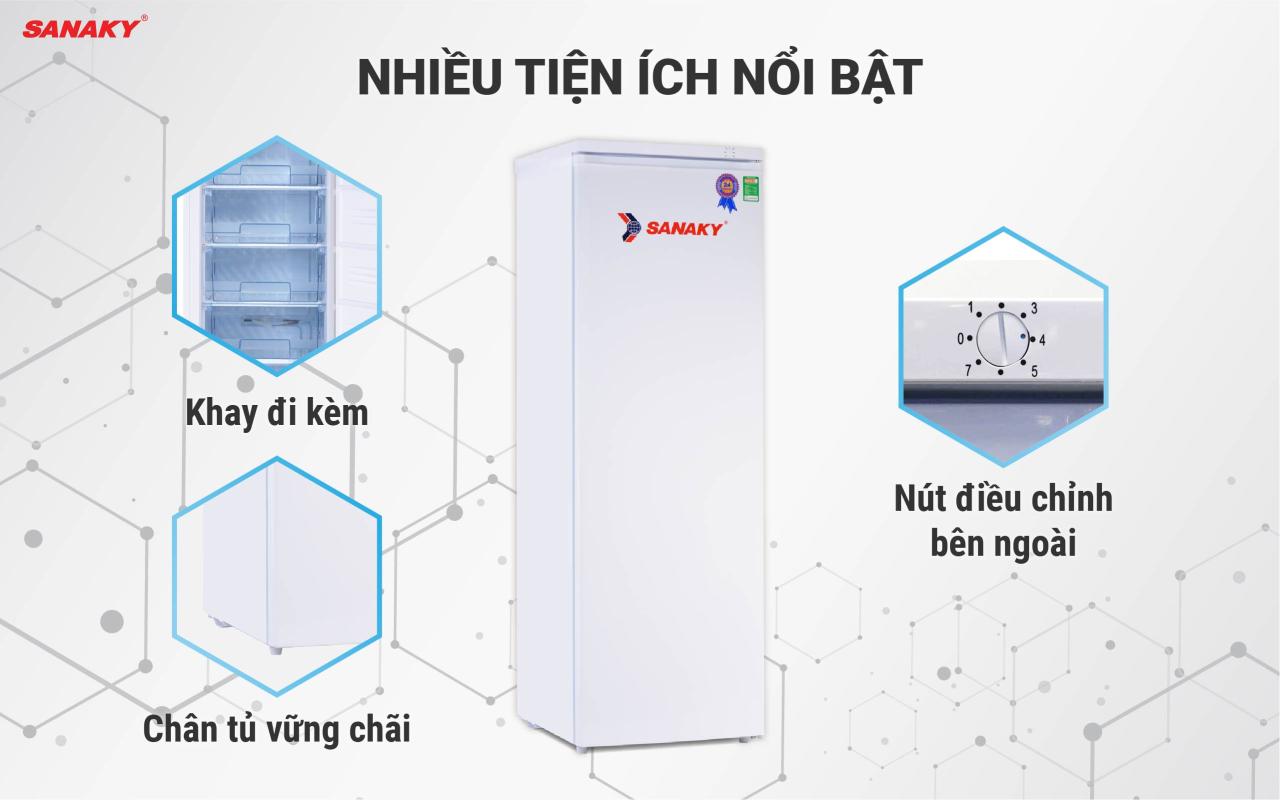 Tủ Đông Đứng Sanaky VH-230HY 230 lít - bapize.baby - bapize