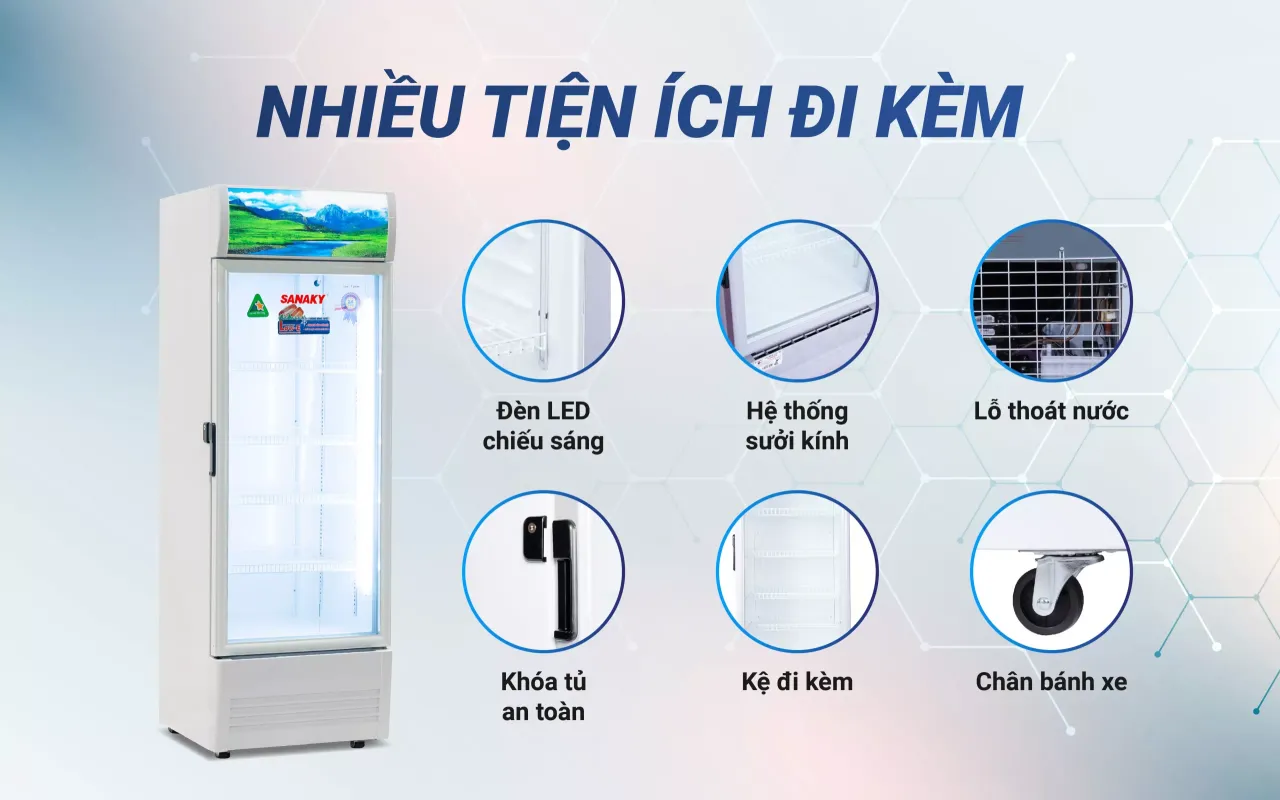 Tủ Mát Sanaky Inverter VH-3589K3 350 lít - bapize.baby - bapize