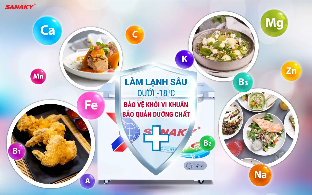 Tủ Đông Sanaky VH-2599A2KD 208 lít - bapize.baby - bapize Tủ Đông Sanaky VH-2599A2KD 208 lít - bapize.baby - bapize