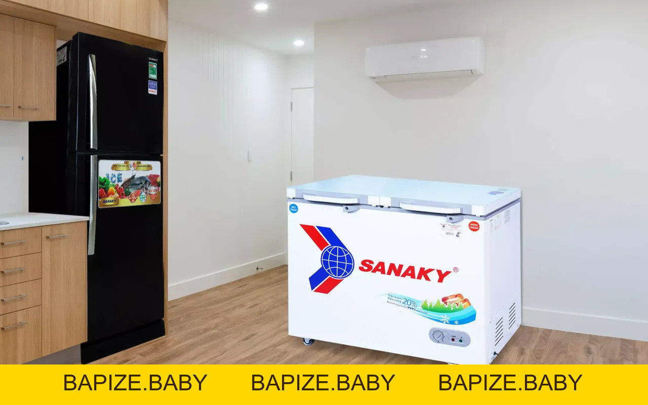 Tủ Đông Sanaky VH-2599W2KD 195 lít - bapize.baby - bapize