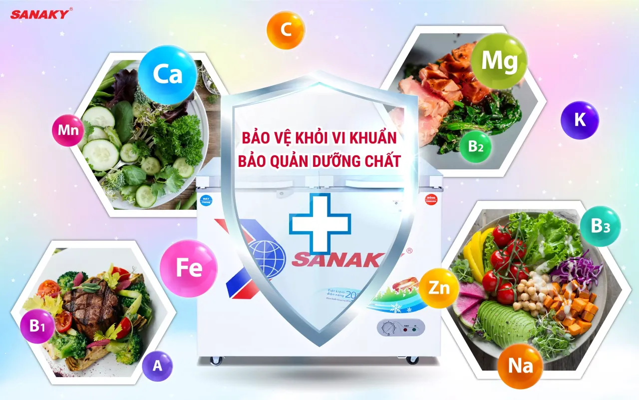 Tủ Đông Sanaky VH-2599W2KD 195 lít - bapize.baby - bapize