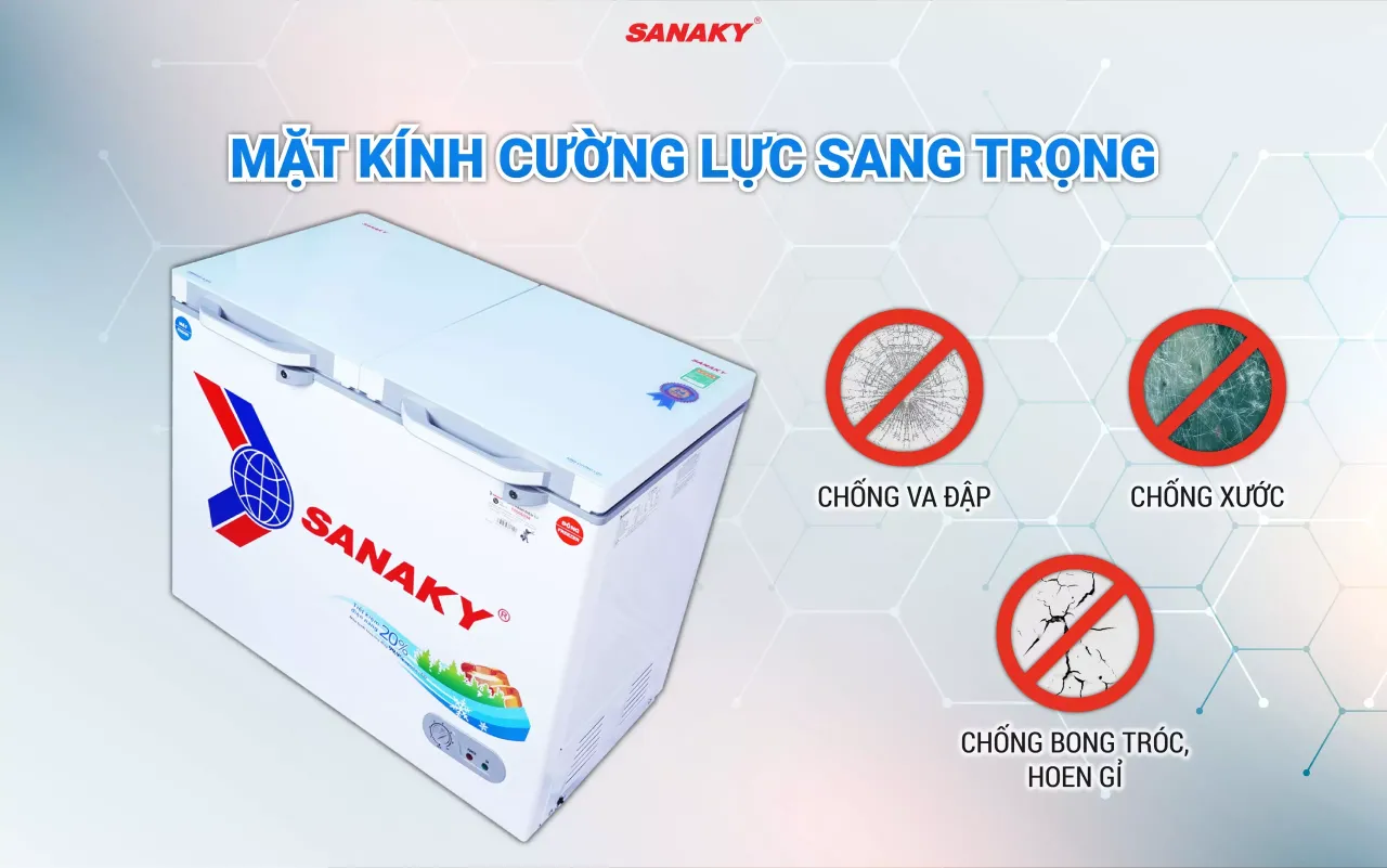 Tủ Đông Sanaky VH-2599W2KD 195 lít - bapize.baby - bapize