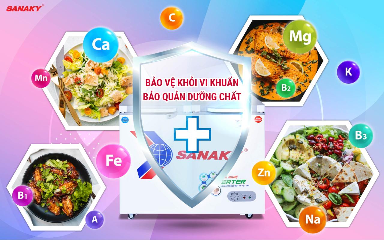 Tủ Đông Sanaky Inverter VH-2599W4K 195 lít - bapize.baby - bapize