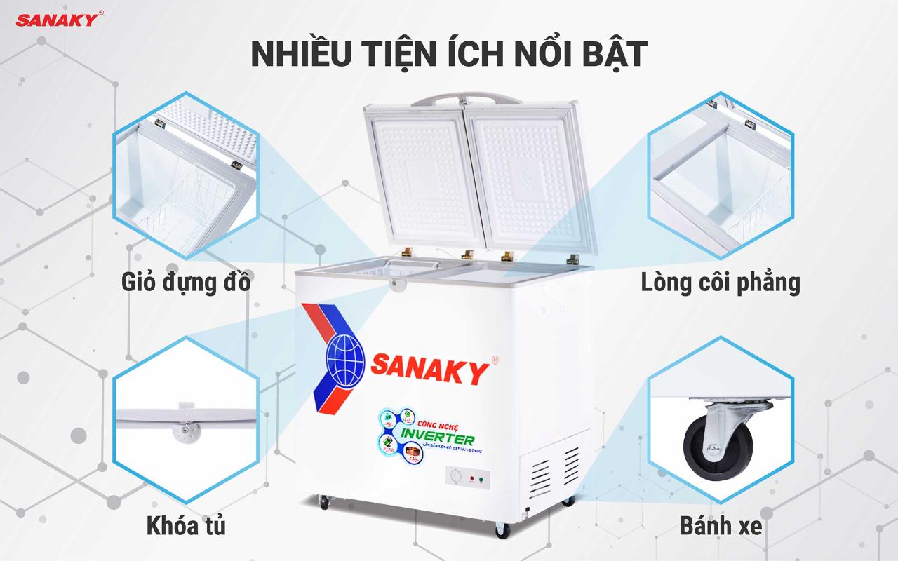 Tủ Đông Sanaky Inverter VH-2599A3 208 lít - bapize.baby - bapize