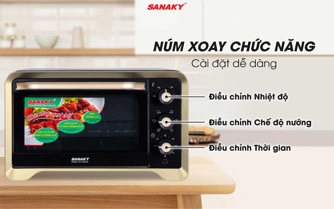 Lò Nướng Sanaky VH-259S2D/N2D - bapize.baby - bapize