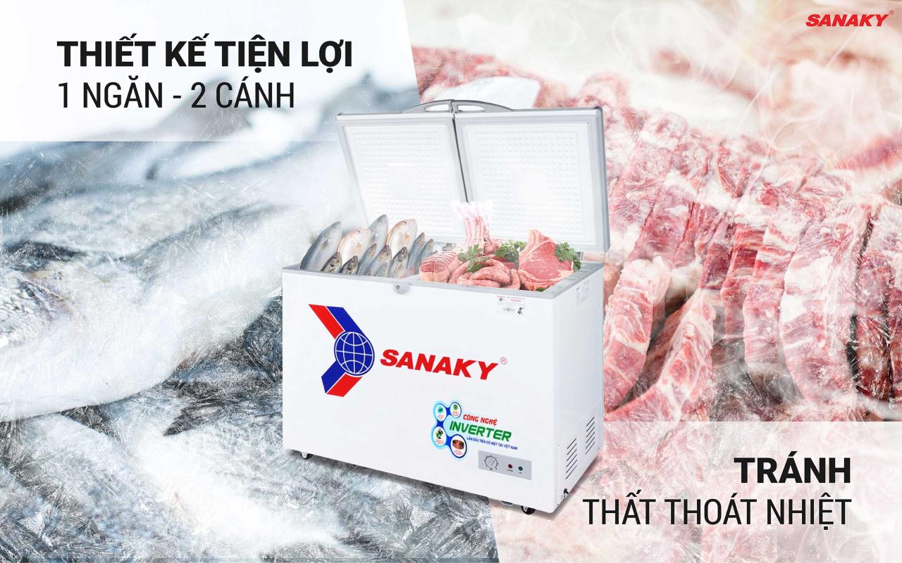 Tủ Đông Sanaky Inverter VH-2899A3 235 lít - bapize.baby - bapize