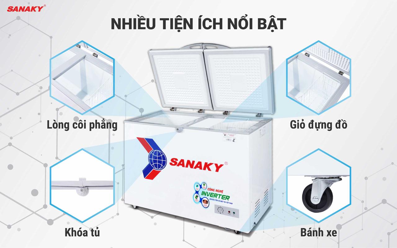Tủ Đông Sanaky Inverter VH-2899A3 235 lít - bapize.baby - bapize