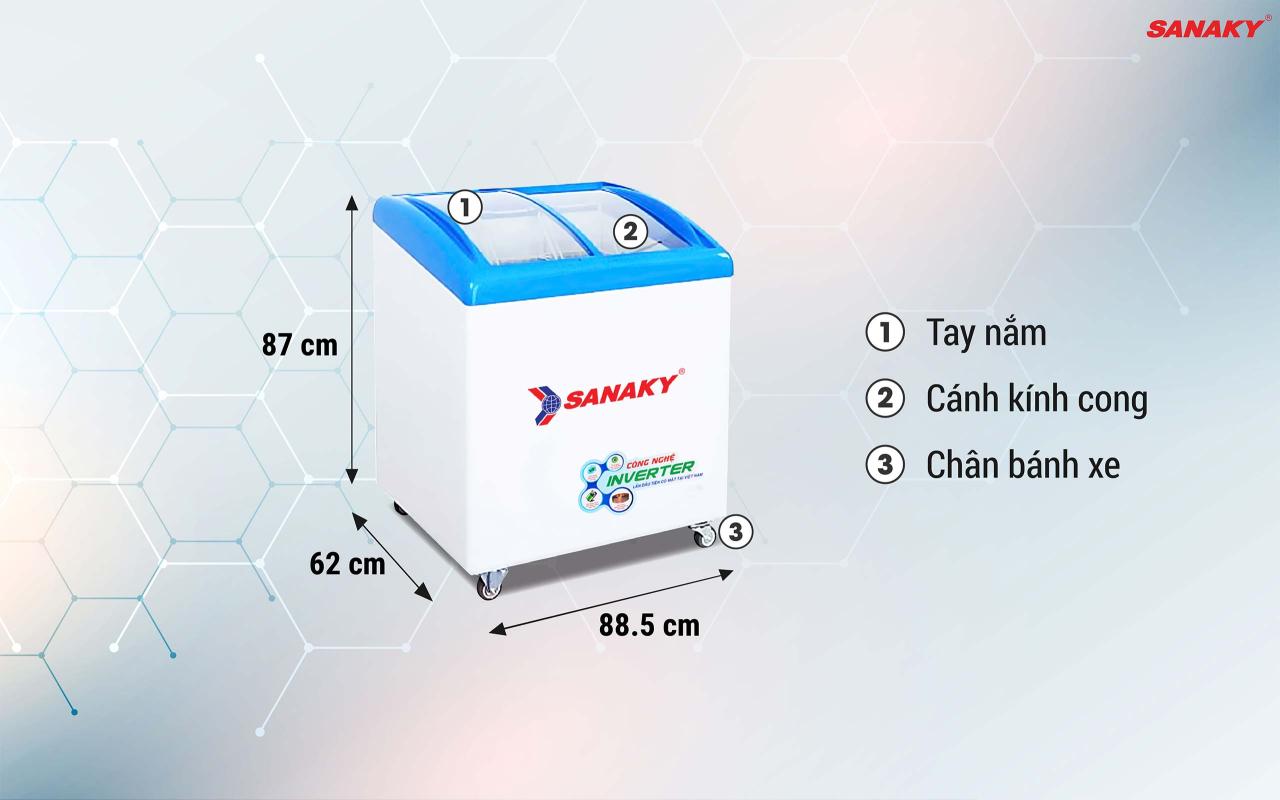 Tủ Đông Sanaky inverter VH-2899K3 210 lít - bapize.baby - bapize