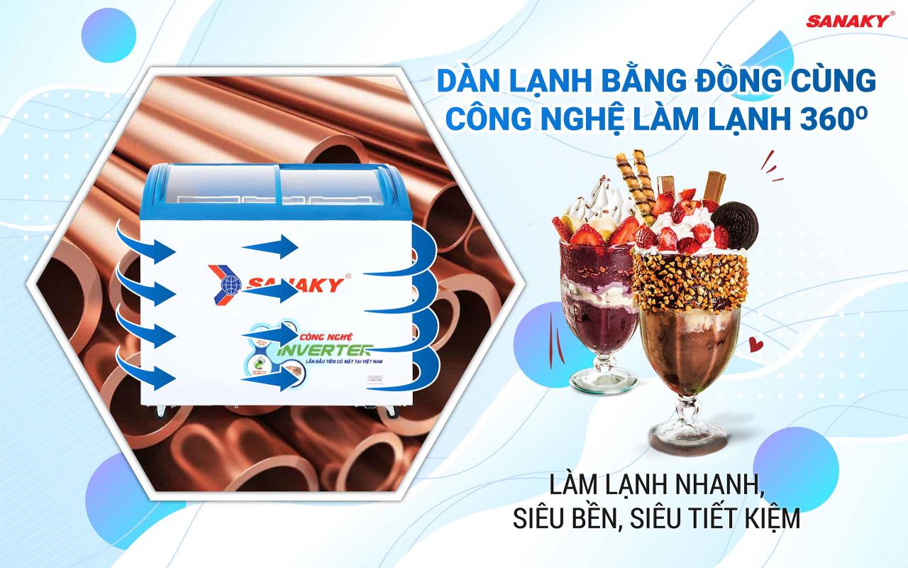 Tủ Đông Sanaky inverter VH-2899K3 210 lít - bapize.baby - bapize