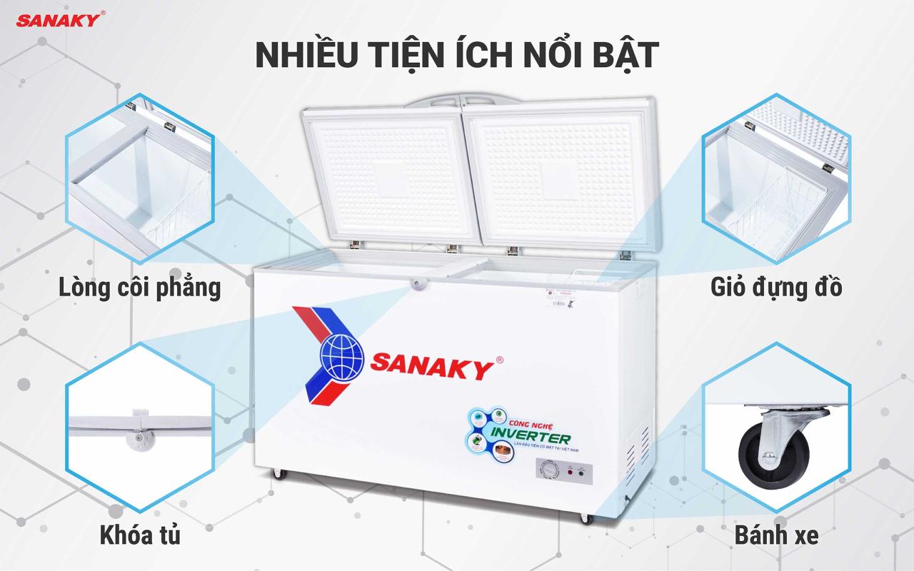 Tủ Đông Sanaky Inverter VH-3699A3 270 lít - bapize.baby - bapize