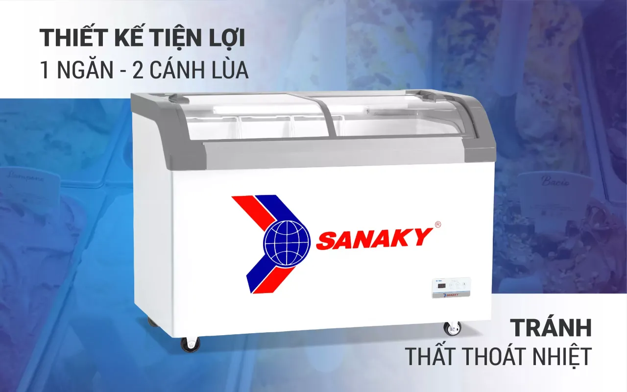 Tủ Đông Sanaky VH-482KB 350 lít - bapize.baby - bapize