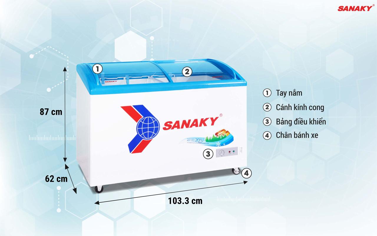 Tủ Đông Sanaky VH-3899K 260 lít - bapize.baby - bapize Tủ Đông Sanaky VH-3899K 260 lít - bapize.baby - bapize
