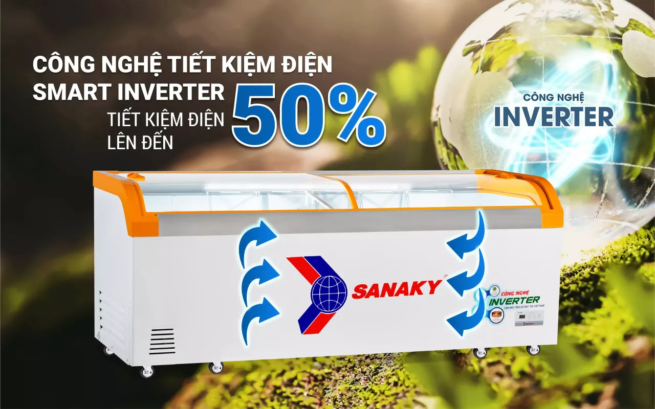 Tủ Đông Sanaky inverter VH-1099K3A 750 lít - bapize.baby - bapize