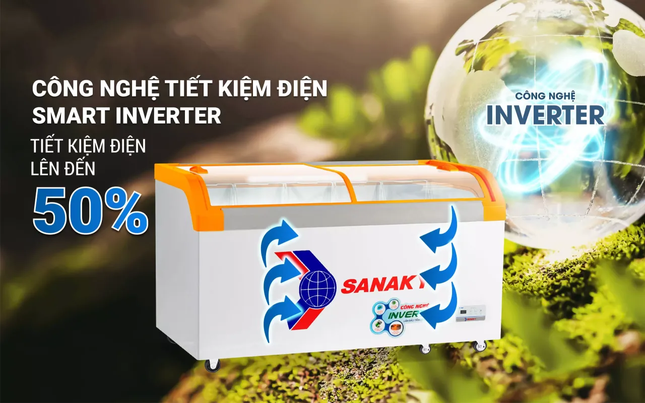 Tủ Đông Sanaky Inverter VH-899K3A 500 lít - bapize.baby - bapize