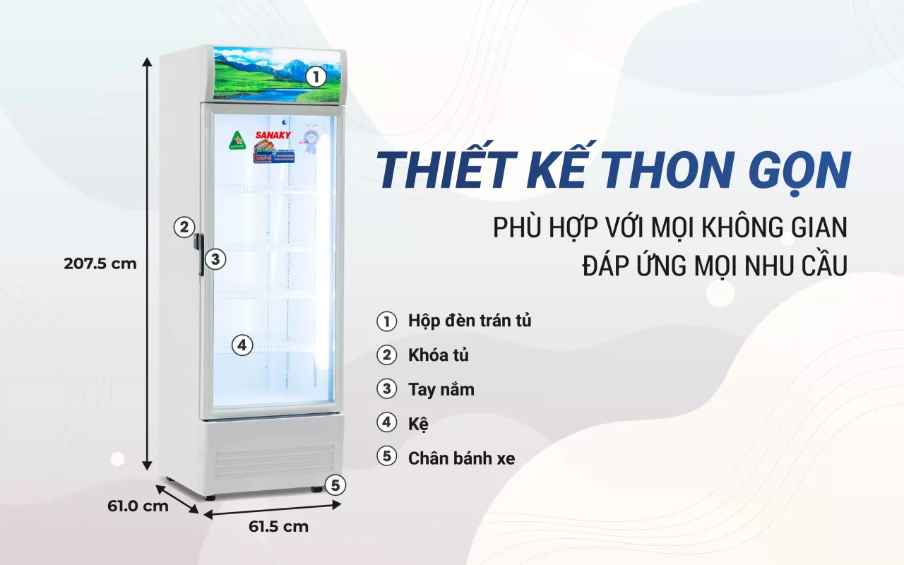 Tủ Mát Sanaky Inverter VH-4089K3 400 lít - bapize.baby - bapize