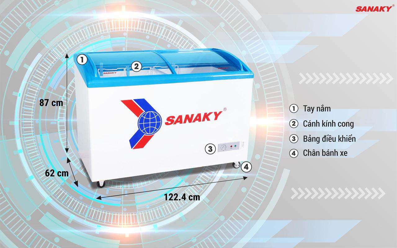 Tủ Đông Sanaky VH-482K 340 lít - bapize.baby - bapize