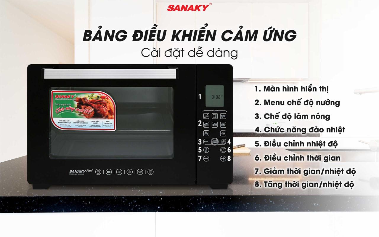 Lò Nướng Sanaky VH-5088S2D/N2D - bapize.baby - bapize Lò Nướng Sanaky VH-5088S2D/N2D - bapize.baby - bapize
