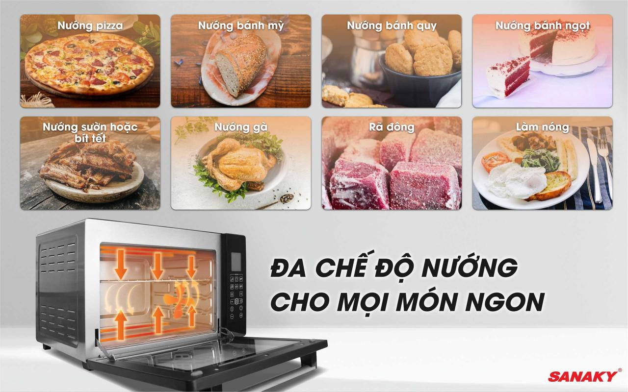 Lò Nướng Sanaky VH-5088S2D/N2D - bapize.baby - bapize Lò Nướng Sanaky VH-5088S2D/N2D - bapize.baby - bapize