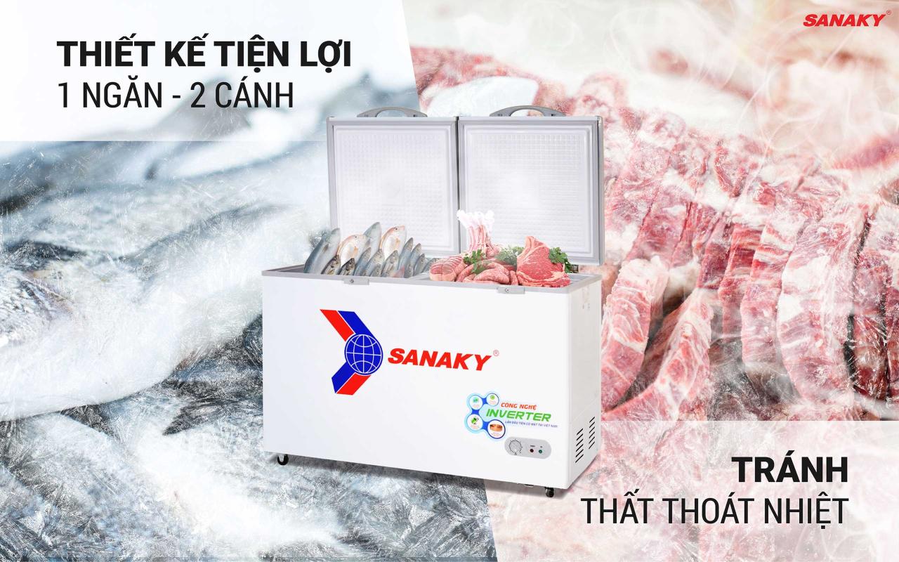 Tủ Đông Sanaky Inverter VH-5699HY3 410 lít - bapize.baby - bapize