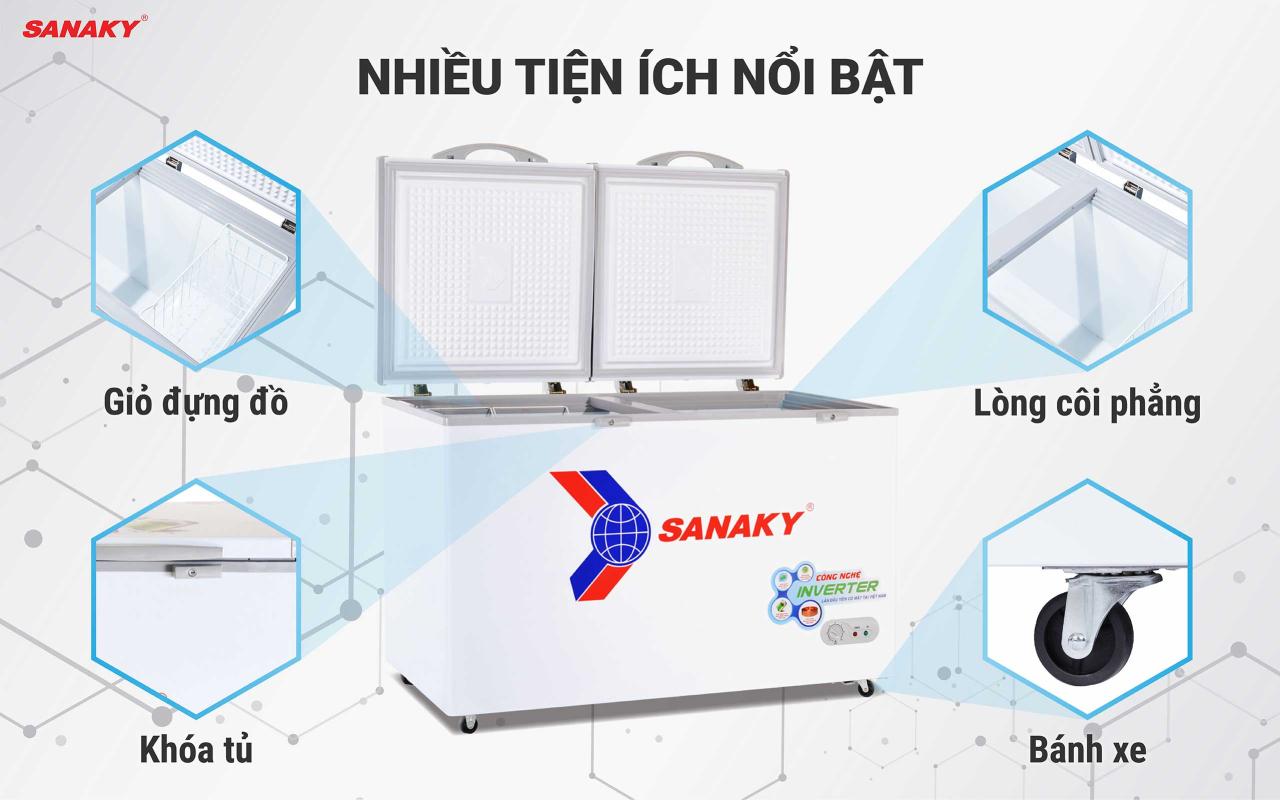 Tủ Đông Sanaky Inverter VH-5699HY3 410 lít - bapize.baby - bapize