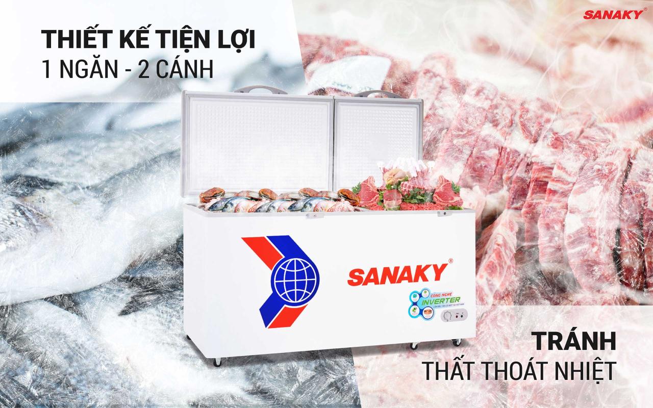 Tủ Đông Sanaky Inverter VH-6699HY3 530 lít - bapize.baby - bapize