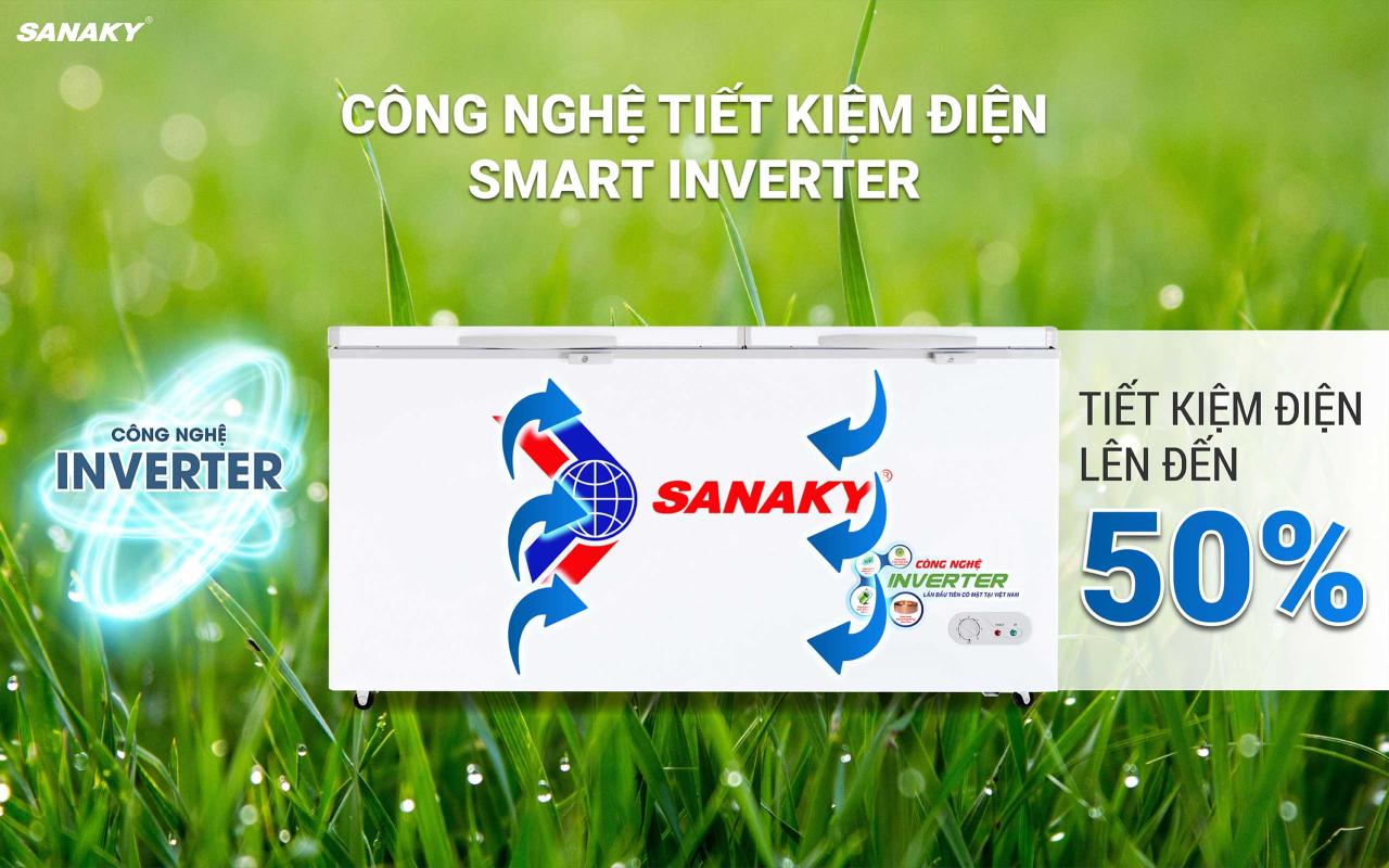 Tủ Đông Sanaky Inverter VH-6699HY3 530 lít - bapize.baby - bapize