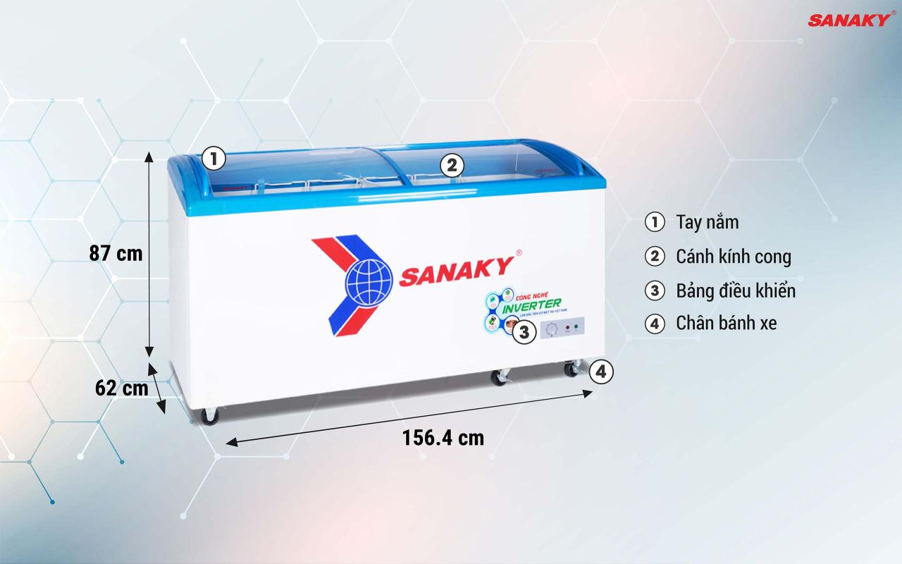 Tủ Đông Sanaky Inverter VH-6899K3 450 lít - bapize.baby - bapize