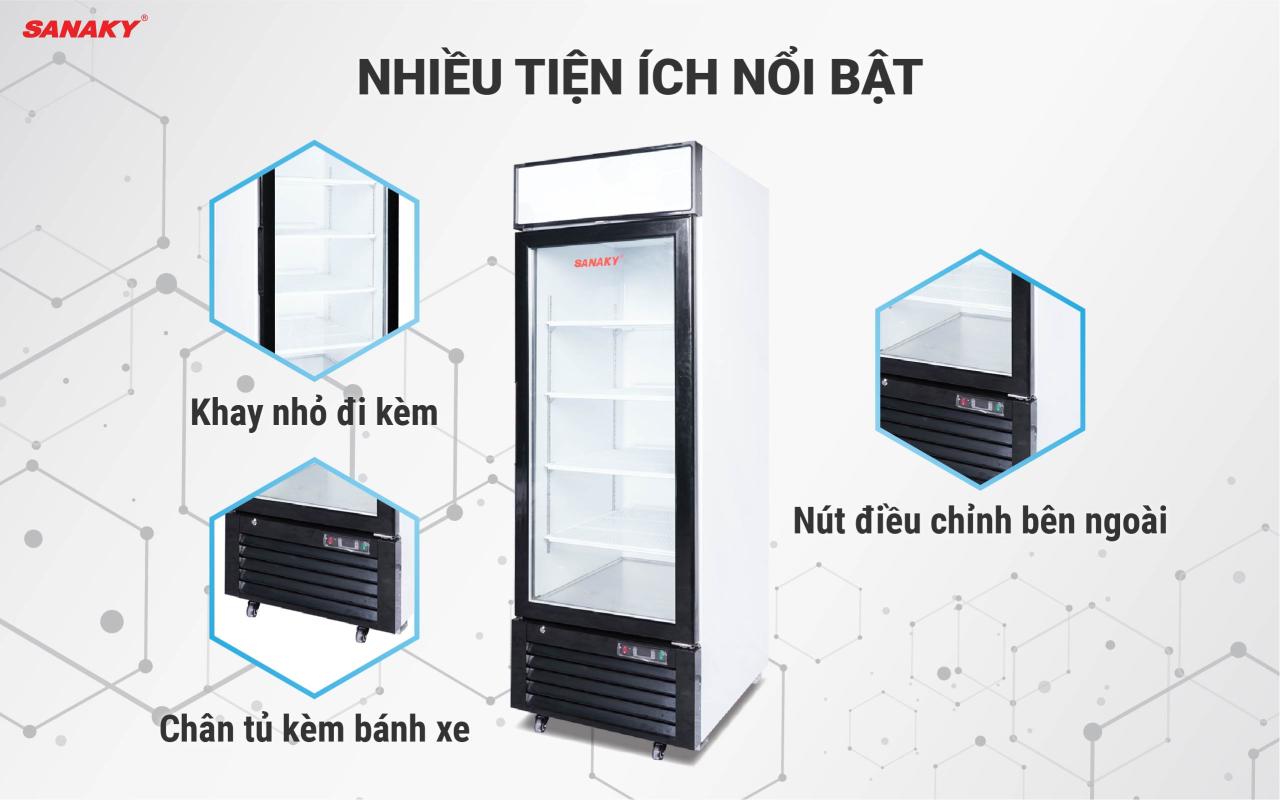 Tủ Đông Đứng Sanaky VH-768K 590 lít - bapize.baby - bapize