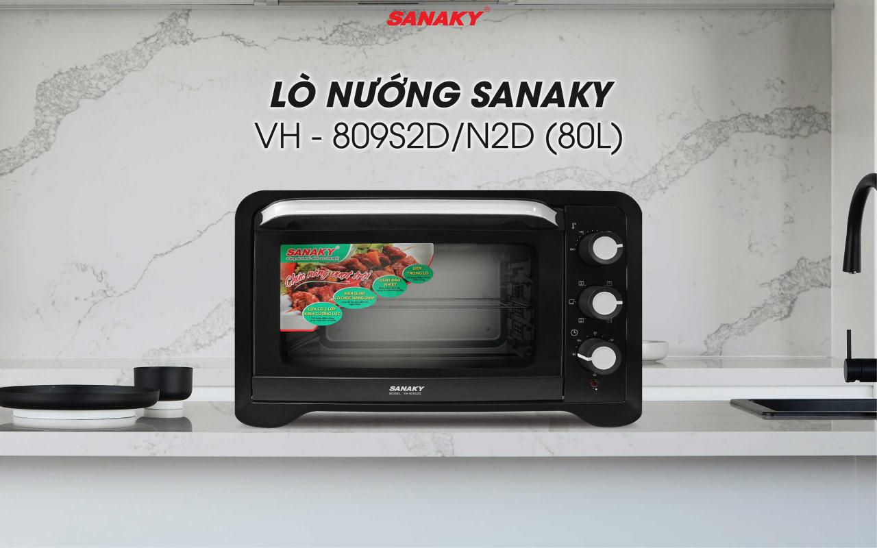 Lò Nướng Sanaky VH-809S2D/N2D - bapize.baby - bapize