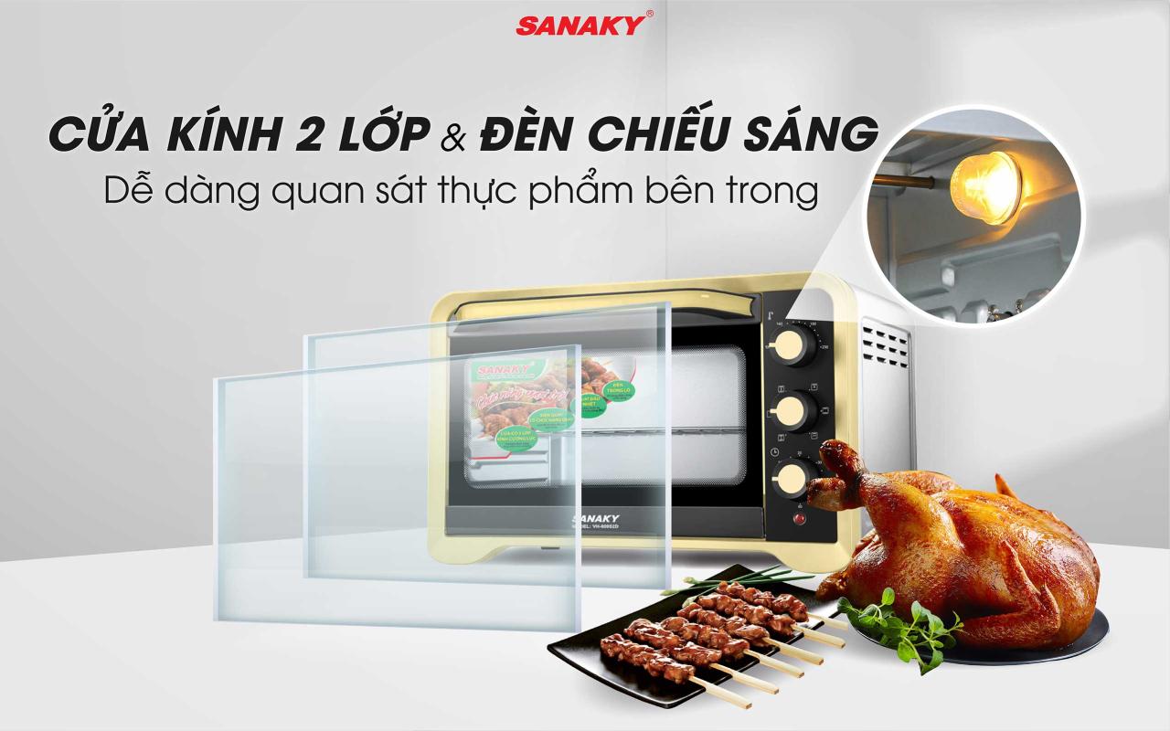 Lò Nướng Sanaky VH-809S2D/N2D - bapize.baby - bapize