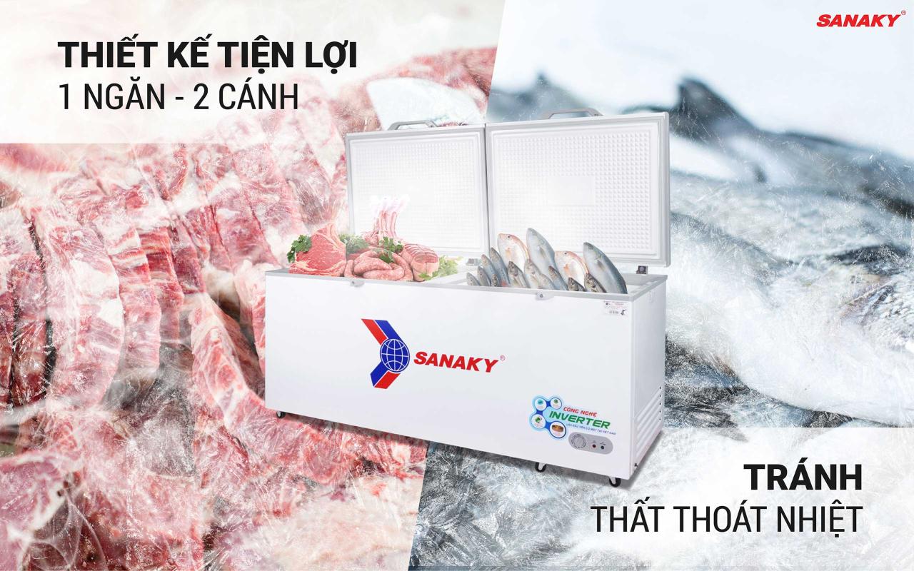 Tủ Đông Sanaky Inverter VH-8699HY3 761 lít - bapize.baby - bapize