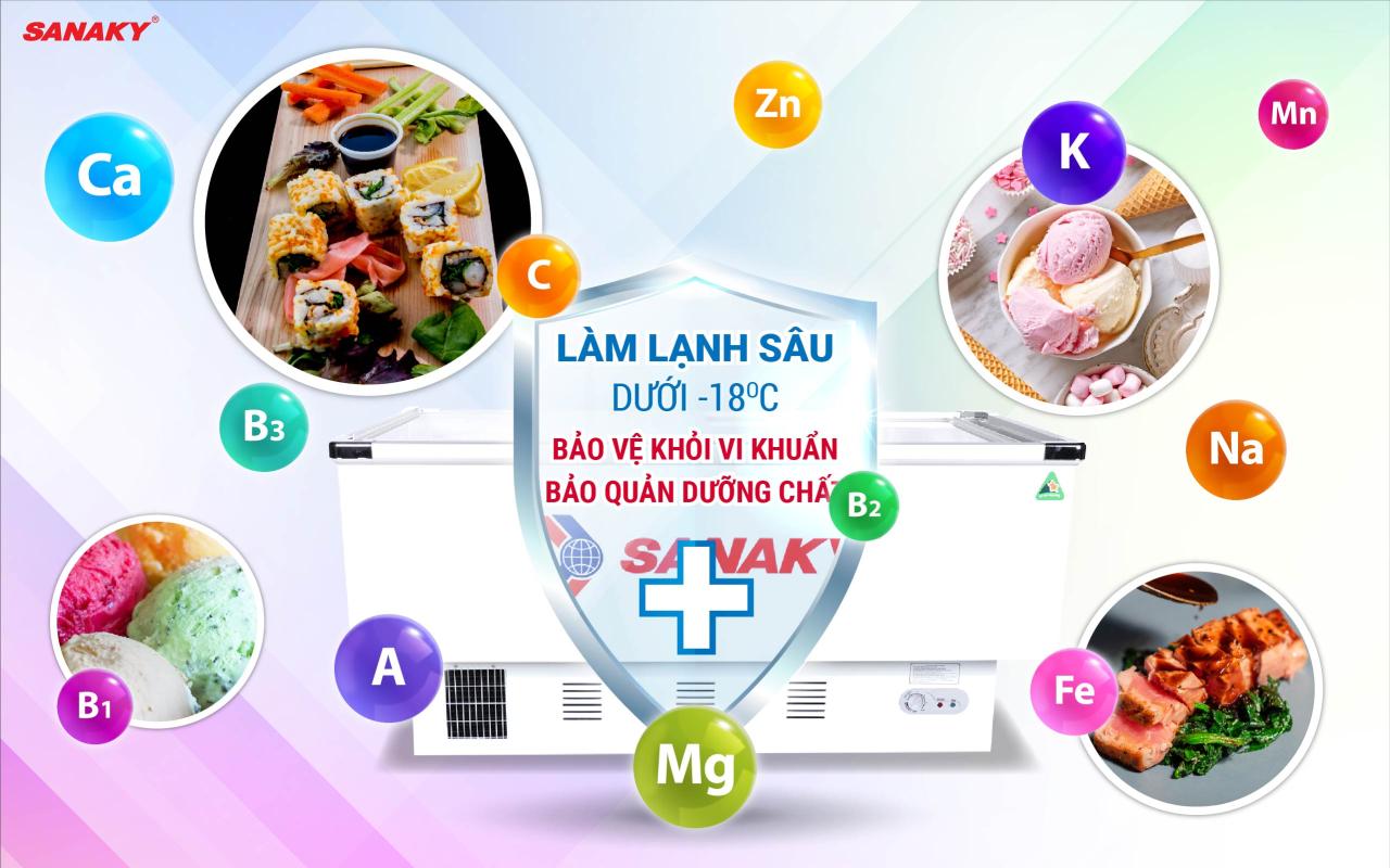 Tủ Đông Sanaky VH-999K 516 lít - bapize.baby - bapize