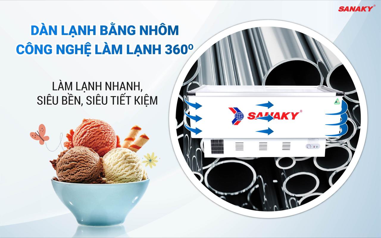 Tủ Đông Sanaky VH-999K 516 lít - bapize.baby - bapize