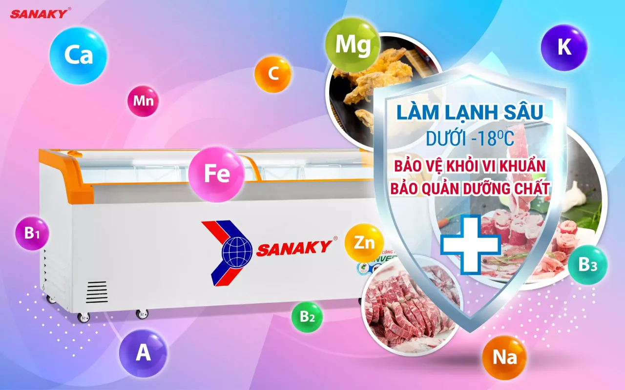 Tủ Đông Sanaky inverter VH-1099K3A 750 lít - bapize.baby - bapize