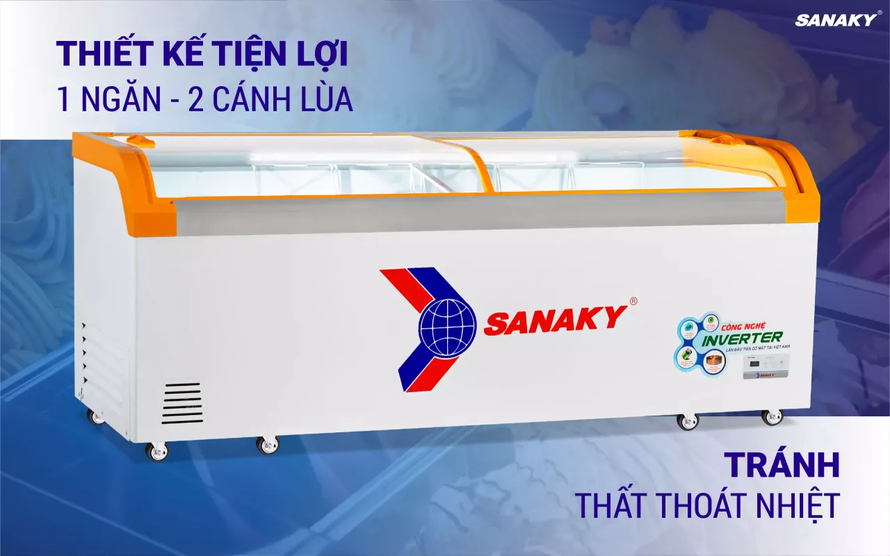 Tủ Đông Sanaky inverter VH-1099K3A 750 lít - bapize.baby - bapize