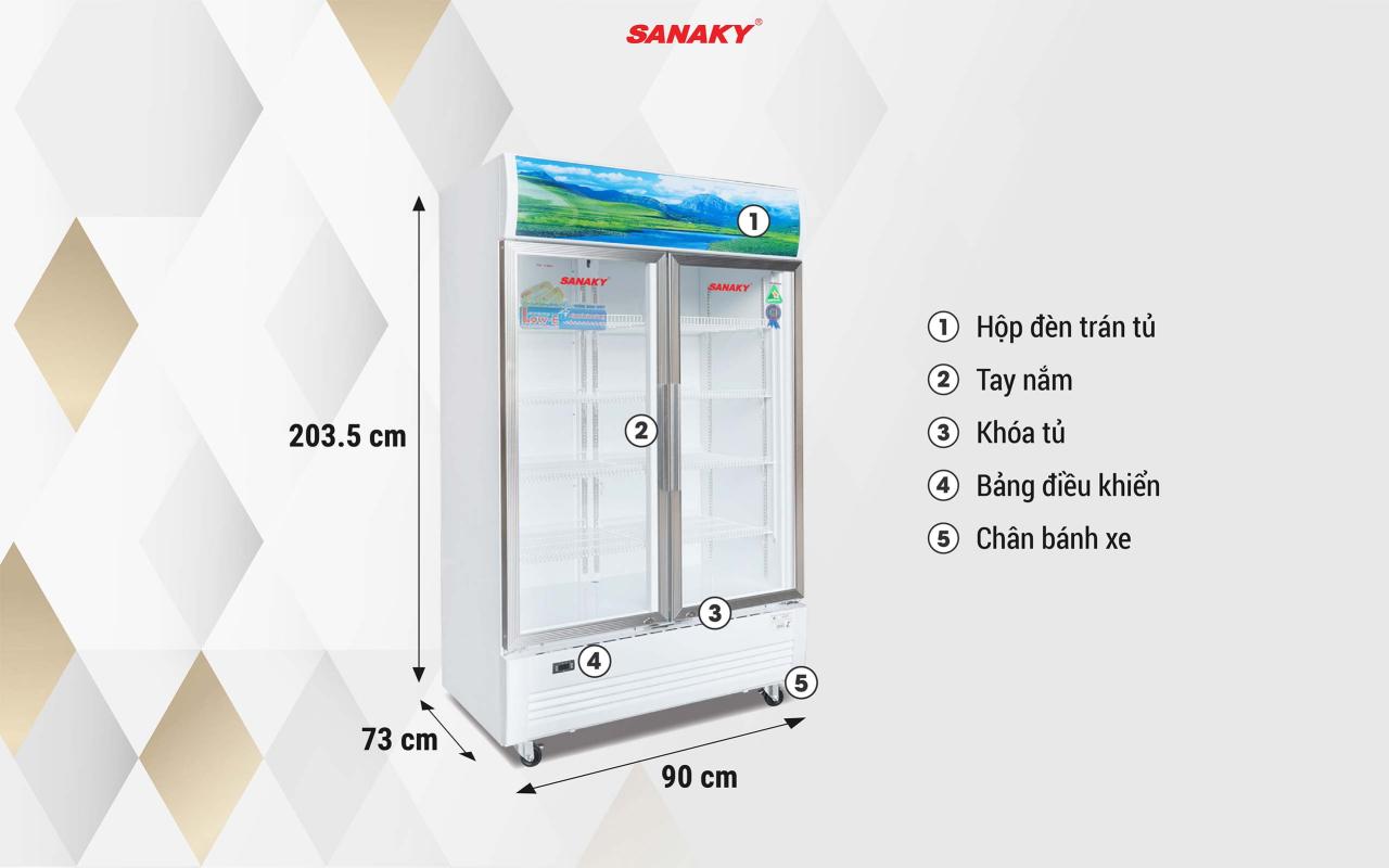 Tủ Mát Sanaky VH-8009HP 700 lít - bapize.baby - bapize Tủ Mát Sanaky VH-8009HP 700 lít - bapize.baby - bapize