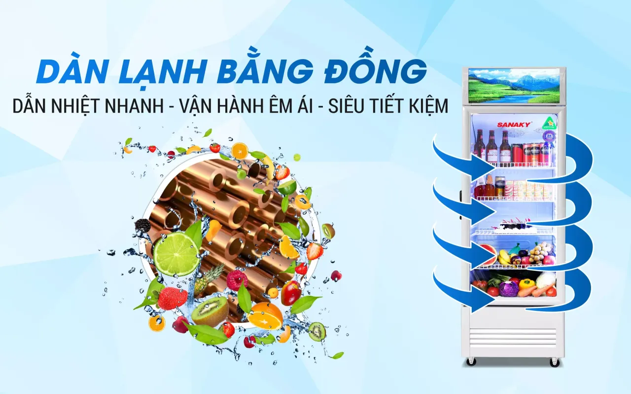 Tủ Mát Sanaky VH-3089K 300 lít - bapize.baby - bapize