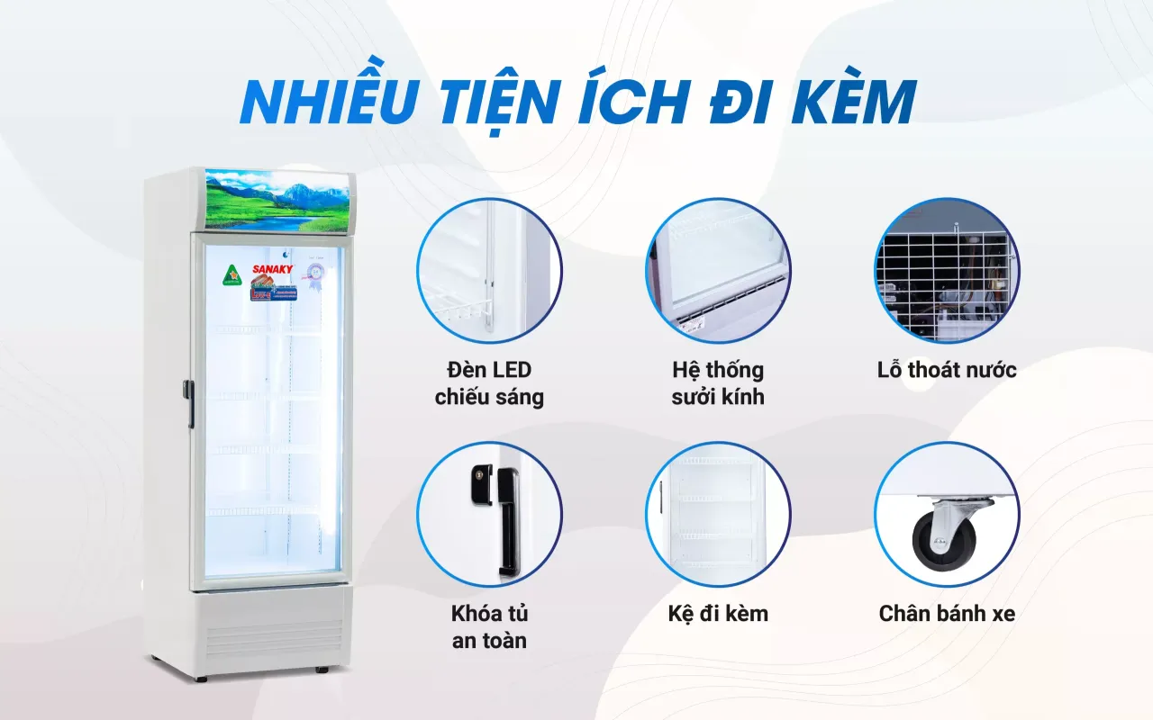Tủ Mát Sanaky VH-3589K 350 lít - bapize.baby - bapize