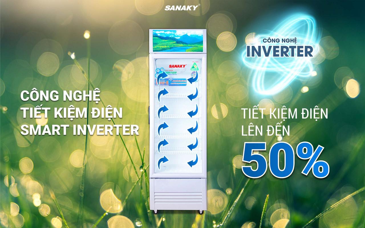 Tủ Mát Sanaky Inverter VH-218K3L 170 lít - bapize.baby - bapize