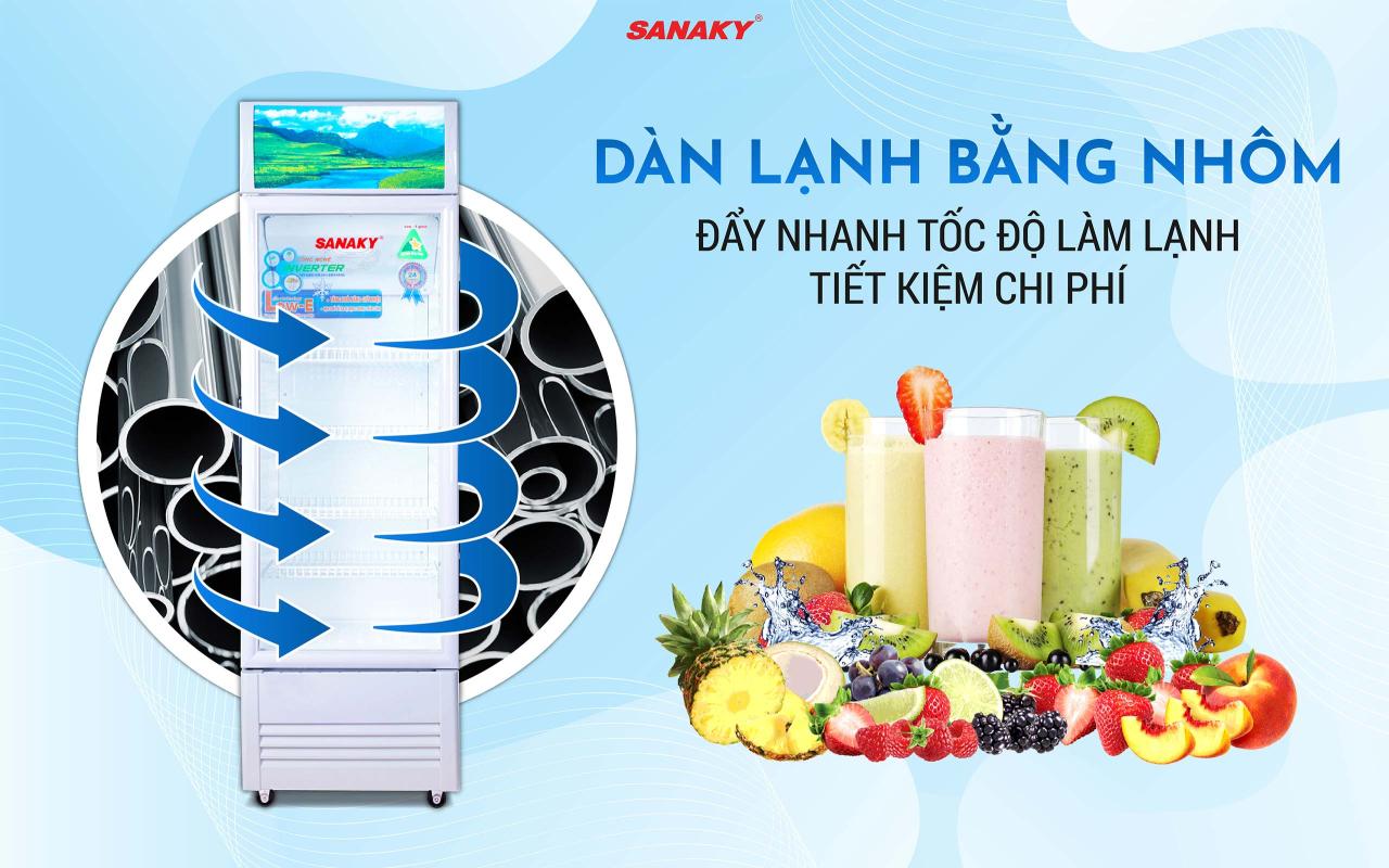 Tủ Mát Sanaky Inverter VH-218K3L 170 lít - bapize.baby - bapize