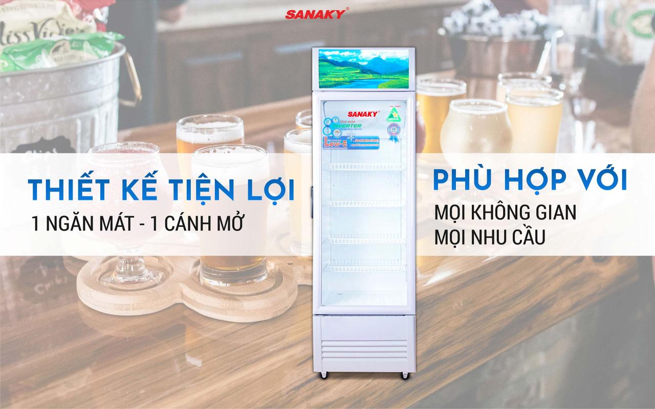 Tủ Mát Sanaky Inverter VH-218K3L 170 lít - bapize.baby - bapize